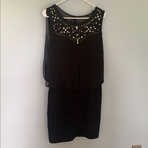 Black Dress with Beading